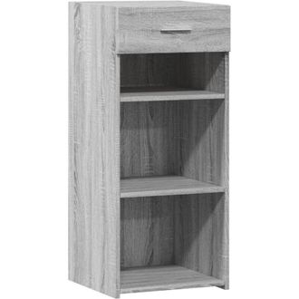 vidaXL Vidaxl - Aparador madera de ingeniería gris Sonoma 40x42,5x93 cm