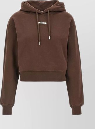 Jacquemus drawstring hood gros-grain hoodie