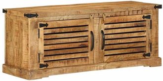 vidaXL Vidaxl - Mobile per scarpe con archiviazione Marrone 110 x 38 x 45 cm