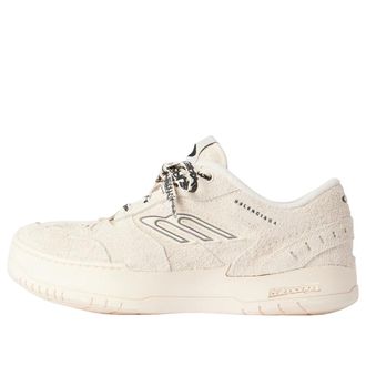 Balenciaga (WMNS) Balenciaga Hamptons Suede PlatformWhite 856420WHMPS9910