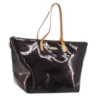 Louis Vuitton Pre-owned Tote Bags, female, Purple, Size: ONE SIZE Pre-owned Patent Leather Tote Bag