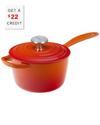LE CREUSET 1.75Qt Saucepan With $22 Credit