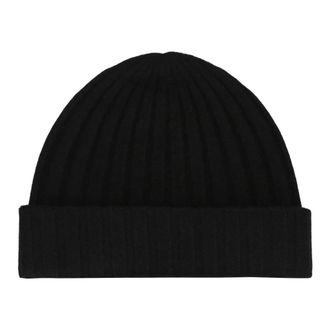 Toteme Beanies, female, Black, Size: ONE SIZE Cashmere Knit Hat
