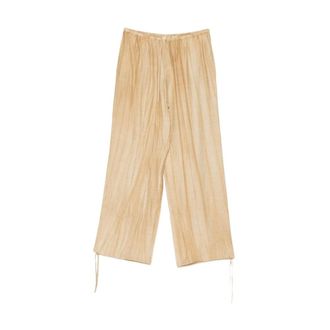 Yerse Wide Trousers, female, Beige, Size: L Luna Pants