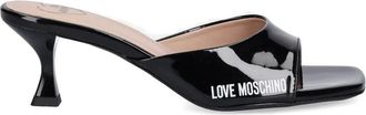 Love Moschino Sandalen met open neus - Zwart