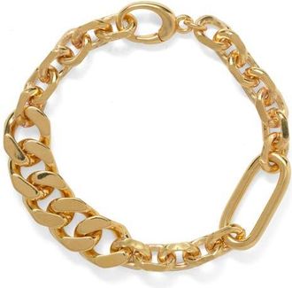 LADY GREY Simone Curb Chain Bracelet in Gold at Nordstrom