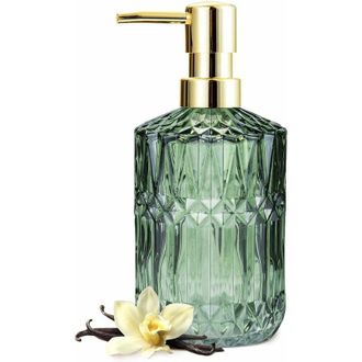 OEM Distributore Di Sapone In Vetro Trasparente Con Pompa In Plastica Abs, Distributore Di Lozione Guazhuni Per Cucina, Bagno (verde)