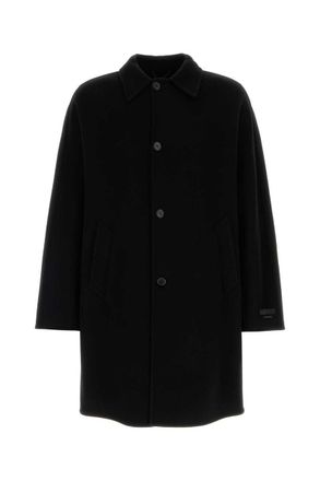 Prada Black Wool Coat from $4,395.00 - on Stylight
