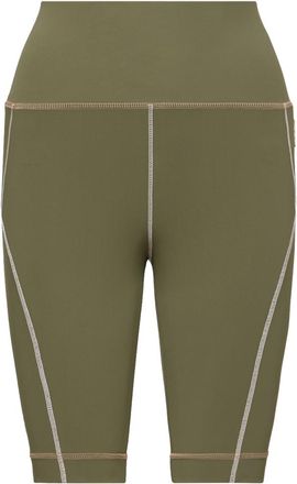 Moncler Moncler Polartec Shorts, Women, Green, Size: L