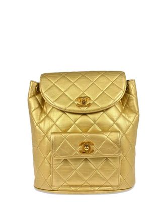 Chanel 1992 Large Duma backpack - Gold