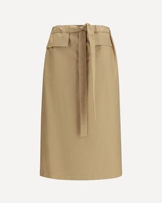 Fabiana Filippi Cotton midi Skirt Female 46