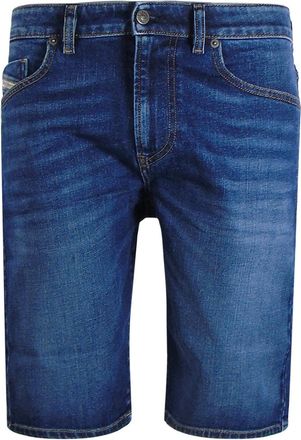 Diesel Mens Slim-short Blue Denim Shorts Cotton - Size 30 (Waist)