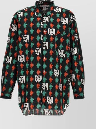 Comme Des Gar&ccedil;ons cotton printed shirt