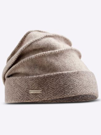 Casual Looks Strickm&uuml;tze CASUAL LOOKS, Damen, beige, Wolle, M&uuml;tzen Strickm&uuml;tze