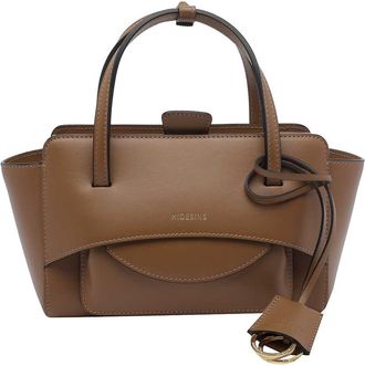 Hidesins Brown Flap Premiere Handbag