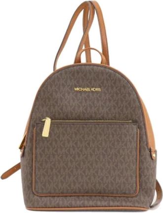 Michael Kors Pre-owned Backpacks, female, Brown, Size: ONE SIZE Pre-owned Plastic backpacks