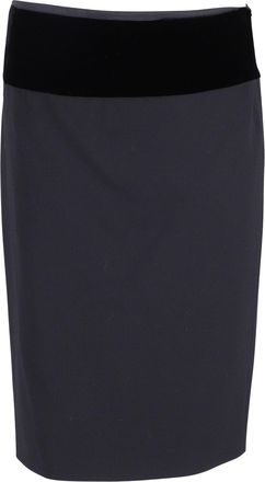 Ralph Lauren Pencil Skirt in Black Polyester