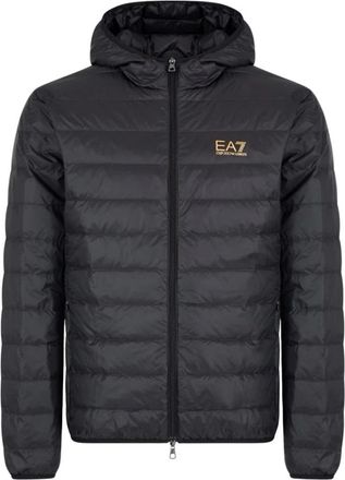 Emporio Armani Emporio Armani Ea7, Jassen, Heren, Zwart, 3Xl, Core Identity Packable Donsjas