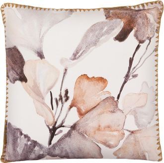 KASANOVA Cuscino divano 45x45 cm fiori tortora