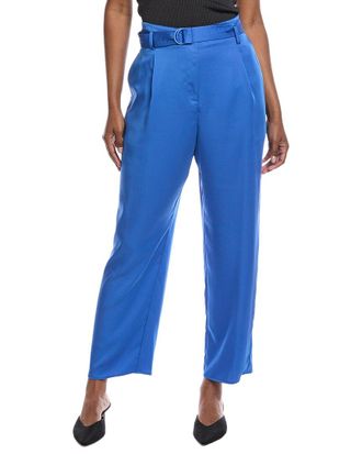 Sally Lapointe Lapointe Satin Cropped Pant