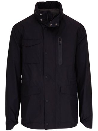 Herno long multiple-pocket windbreaker - Black