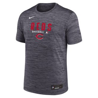 Nike Cincinnati Reds Authentic Collection Nike Mens Dri-FIT MLB T-Shirt in Black | 02ER00ARED-RMG