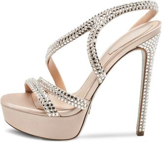 Rene Caovilla Sandali Lisa con plateau - Toni neutri