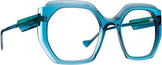 Caroline Abram Petula Optisch Montuur - unisex - Brillen - Blauw - 50 MM - Accessoires