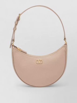 Valentino Garavani leather vlogo signature mini hobo bucket bag