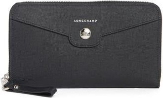 Longchamp Go Zip Around Wallet in Black at Nordstrom Rack