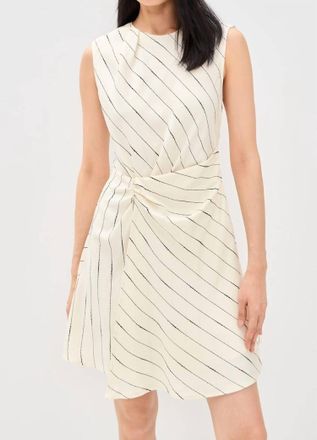 En Saison Rebekah Mini Dress In Ivory Black
