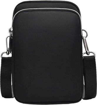 Generic Womens Cross-Body Bags Cross Body Bag Women for Work, Office Knitting Crossbody Bag with Zip Closure, PU with Pockets Purse