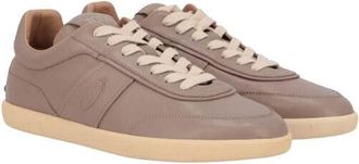 Tod's Mens Medium Taupe Sneaker, Size 10