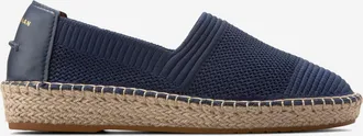 Cole Haan Womens Cloudfeel Espadrille II Slip-On Loafers - Blue Size 10.5