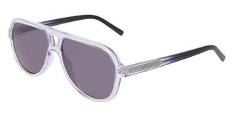 DKNY DK556S 000 Womens Sunglasses Clear Size 57