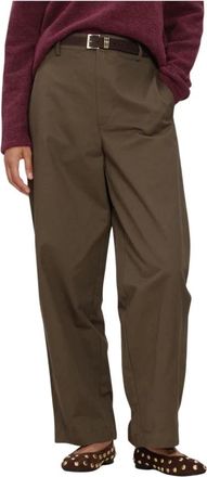 MY ESSENTIAL WARDROBE Broeken, Dames, Groen, M, Dames Broeken Mwgisva Kendel Barrel Pant