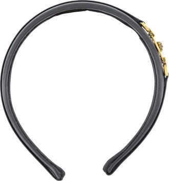 Versace Diadema Nappa - Accessories - Mujer - Negro - ONE SIZE