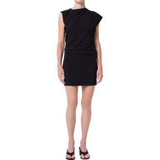 A Gold E Beth Asymmetric Sheath Minidress in Black at Nordstrom, Size X-Small