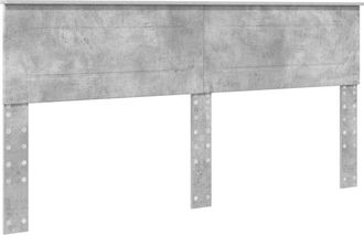 vidaXL Cabecero Gris Concreto 200 Cm Madera Contrachapada Vidaxl
