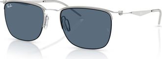 Ray-Ban Rb8550 928380 Zonnebrillen - unisex - Accessoires - Grijs - Maat: 53 MM