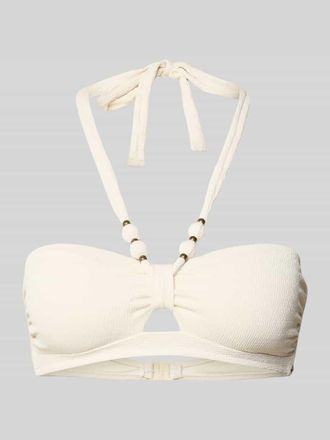 Banana Moon Banana Moon Bikini-Oberteil mit Ziersteinen Modell Keneto in Offwhite, Gr&ouml;&szlig;e XL