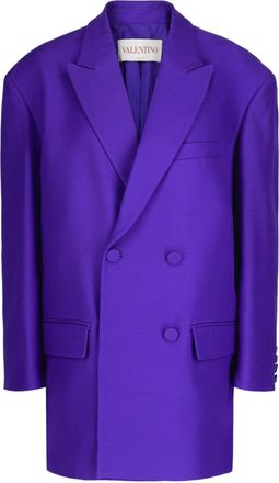 Valentino Oversized Double-Breasted Blazer