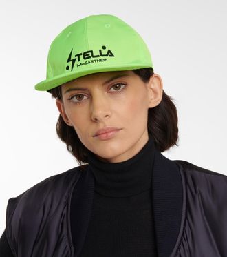 Stella McCartney Stella McCartney Womens Logo Baseball Cap - Green - Size Medium