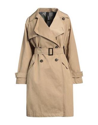 トレンチコート HEVO Margherita linen and cotton trench coat with denim Hevò Hevo Margherita Linen And Cotton Trench Coat With Denim