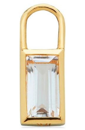 Monica Vinader Baguette Ear Charm in Yellow Gold at Nordstrom Rack