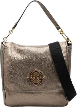 Loewe Pre-owned Cross Body Bags, female, Yellow, Size: ONE SIZE Pre-owned Satchel