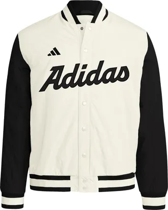 adidas adidas Performance Mens Dugout Coaches Jacket - Cream Polyamide - Size X-Small