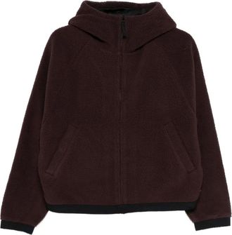 Carhartt Work in Progress Helix fleece jack met capuchon - Bruin