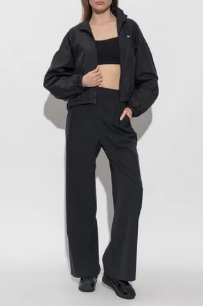 Nike Jacket With Logo, Womens, Black