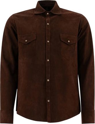 Tagliatore Camicia con tasche - Marrone